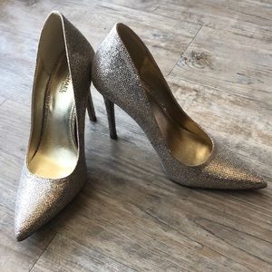 Michael Kors gold heels